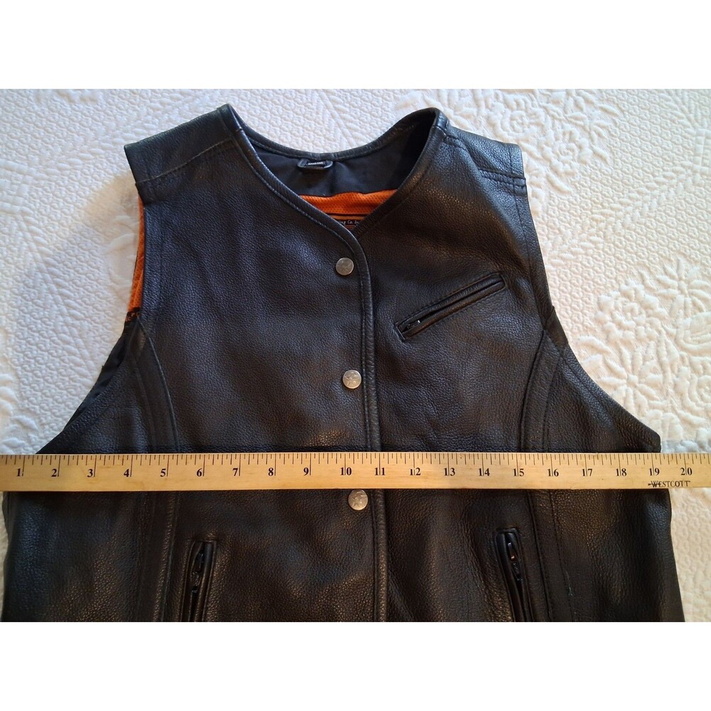 NEW First Classics Black Leather MoMotorcycle Rid… - image 5